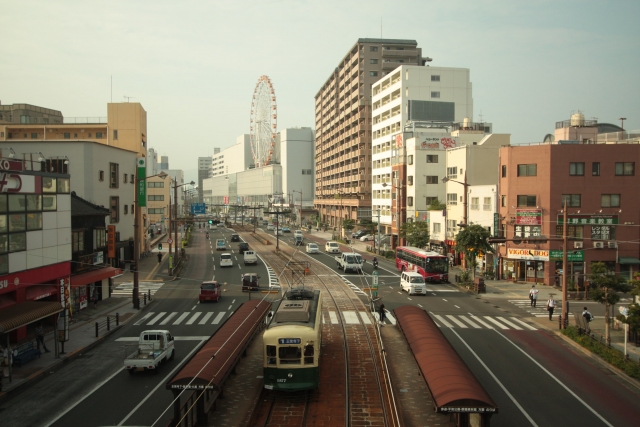 長崎市の街並み